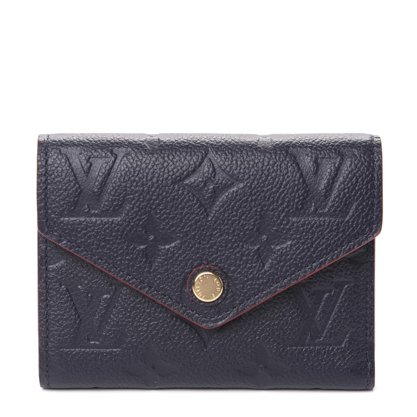 Empreinte Victorine Wallet Marine Rouge
