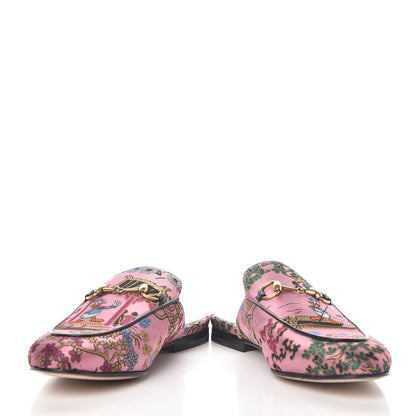 Gucci X DISNEY Jacquard Japanese Donald Duck Womens Princetown Slippers 38 Pink Black 5 of 11