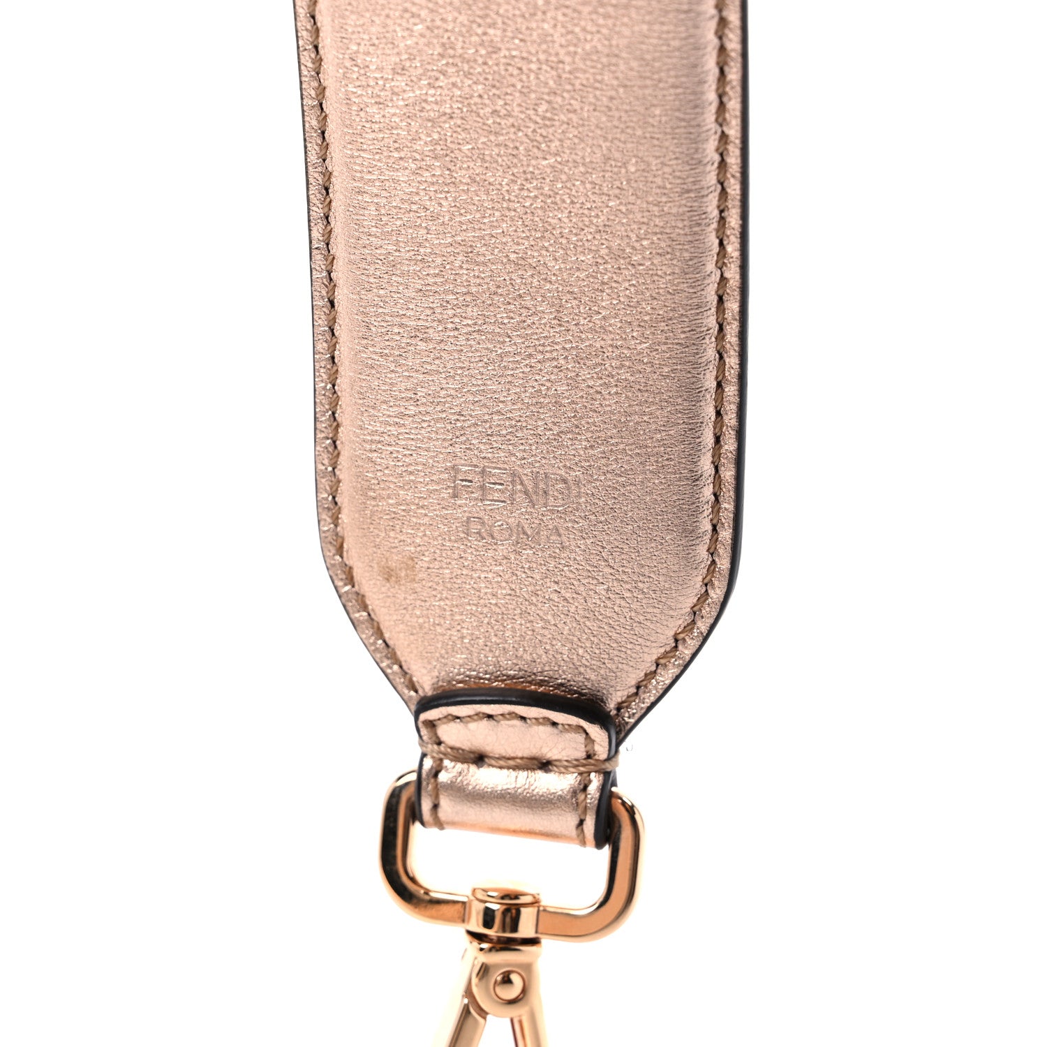 Fendi Vitello Laminato FF 1974 Embossed Strap You Rame 4 of 6