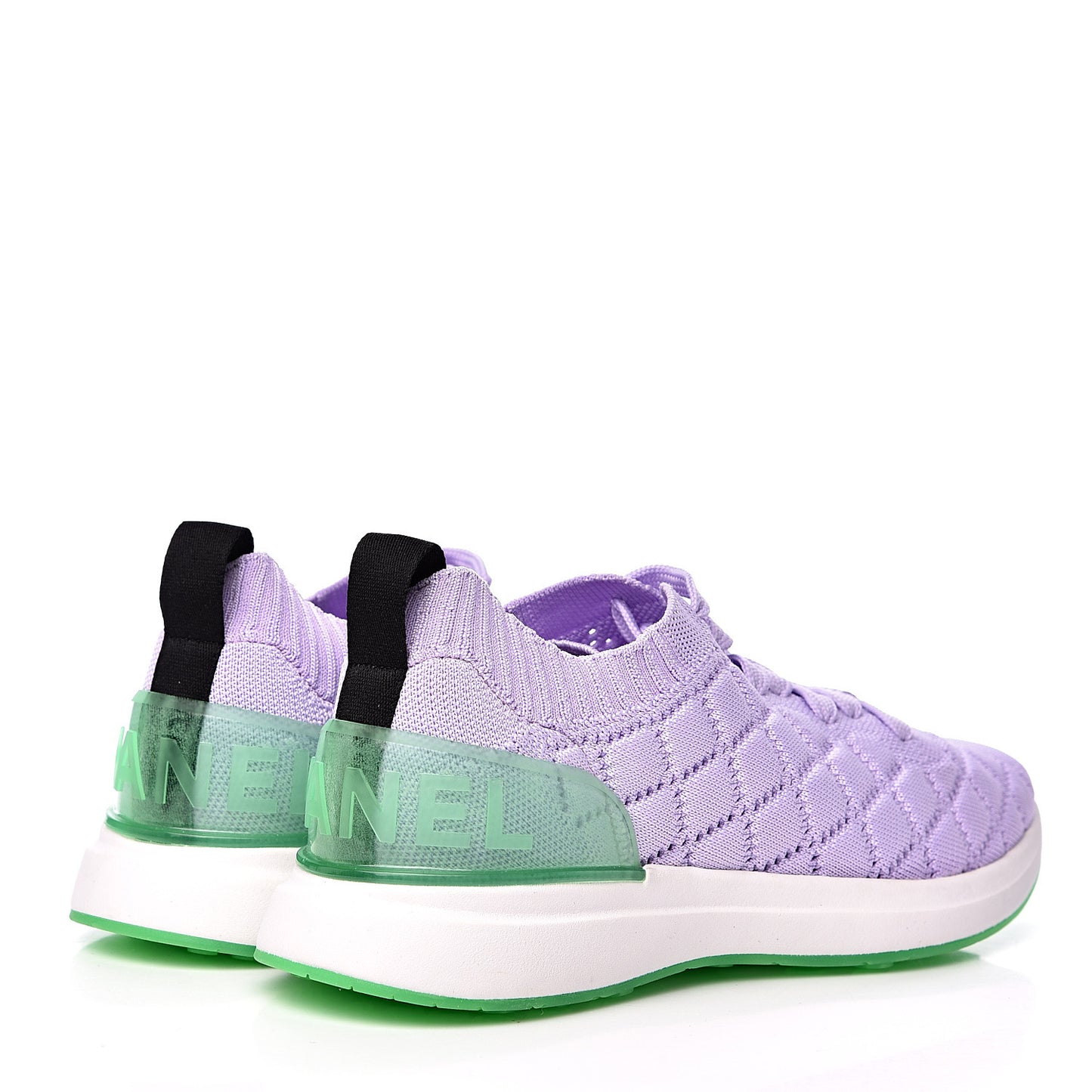 Mixed Fibers Quilted Womens CC Sneakers 39 Purple
