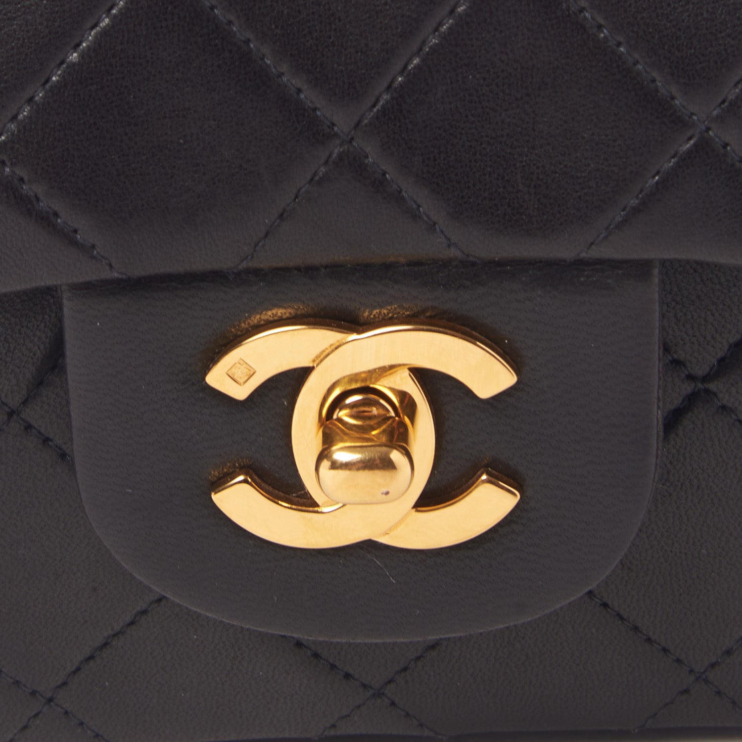 Chanel Lambskin Quilted Small Double Flap Black 10 of 11