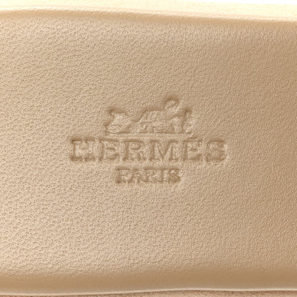 Hermes Suede Goatskin Cork Eze 30 Sandals 38 Beige Argile 7 of 11