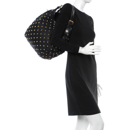 Givenchy Nylon Studded Shoulder Bag Black 2 of 15