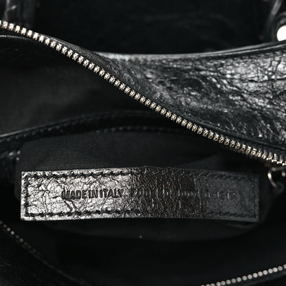 Balenciaga Agneau Arena Crystal Neo Cagole Handbag XS Black 7 of 9