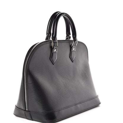 Louis Vuitton Epi Alma PM Black 2 of 15