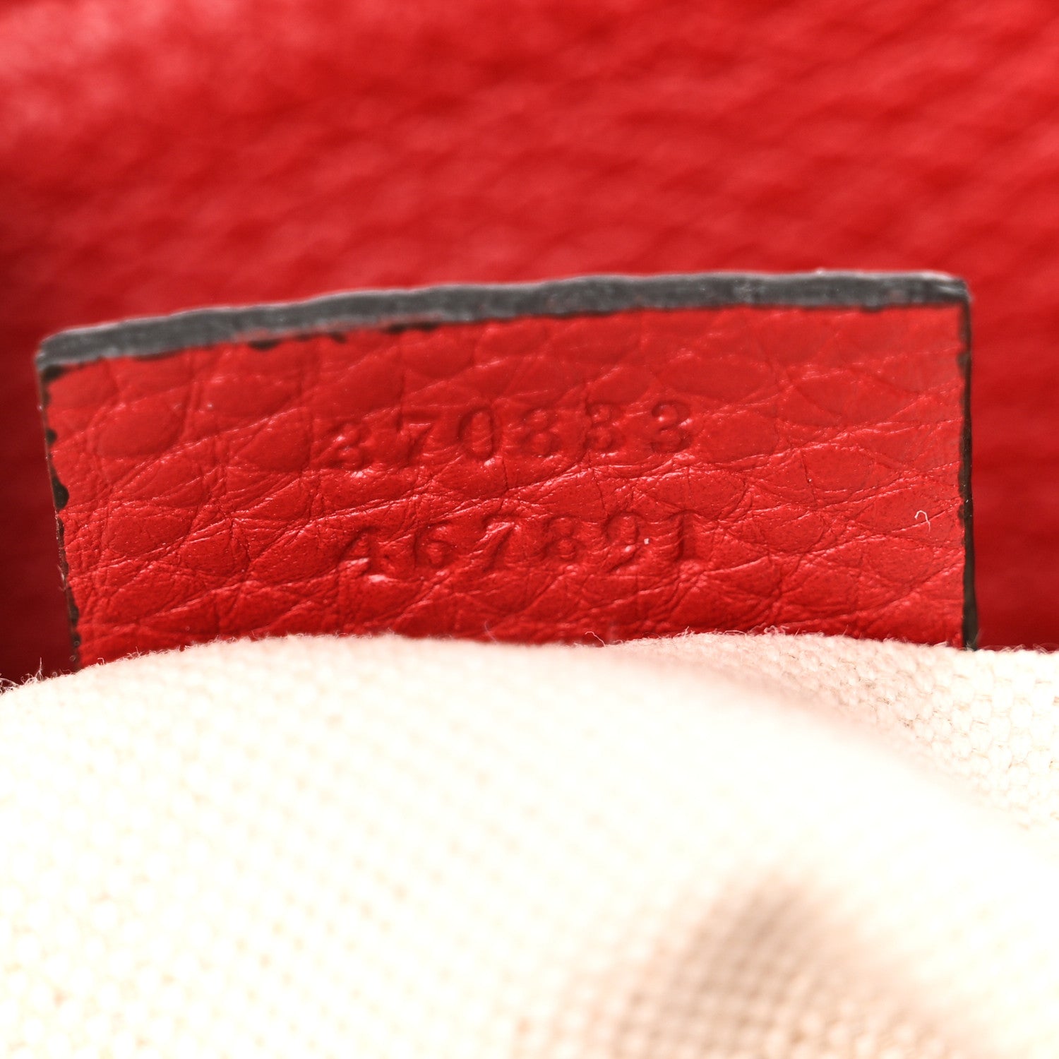 Gucci Cellarius Calfskin Medium Bamboo Backpack Hibiscus Red 7 of 10