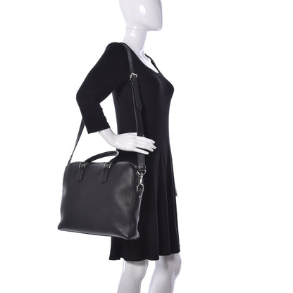 Louis Vuitton Taurillon Victor Briefcase Black 2 of 10