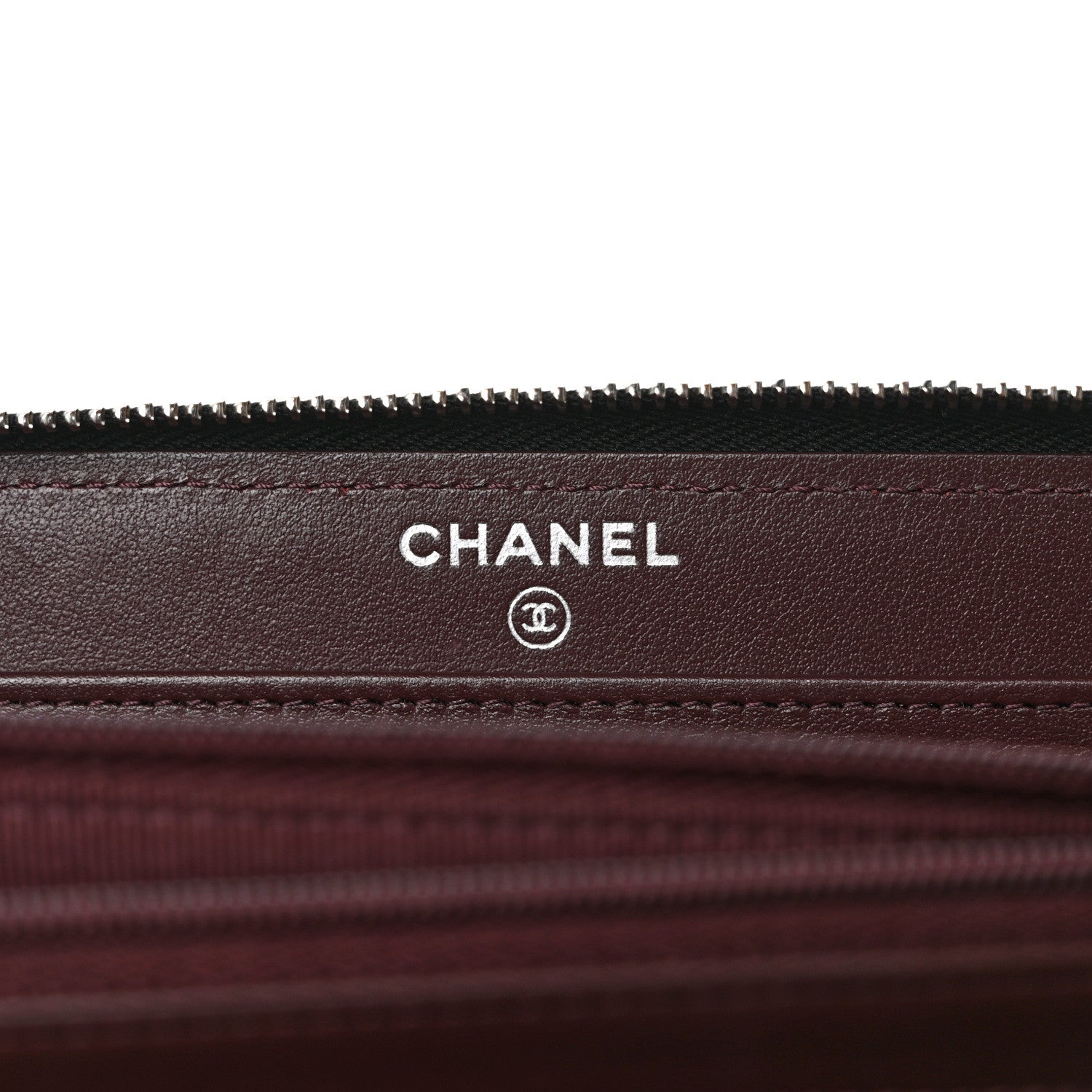 Chanel Caviar Quilted Large Gusset Zip Around Wallet Black 6 of 8