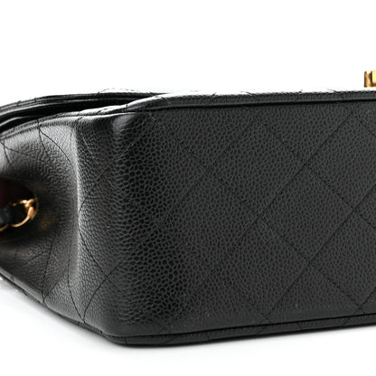 Chanel Caviar Quilted Jumbo Double Flap Black 8 of 11