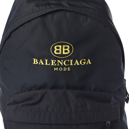 Balenciaga Nylon BB Mide Explorer Backpack Navy Yellow 8 of 10