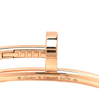 Cartier 18K Pink Gold Juste Un Clou Bracelet 15 3 of 4