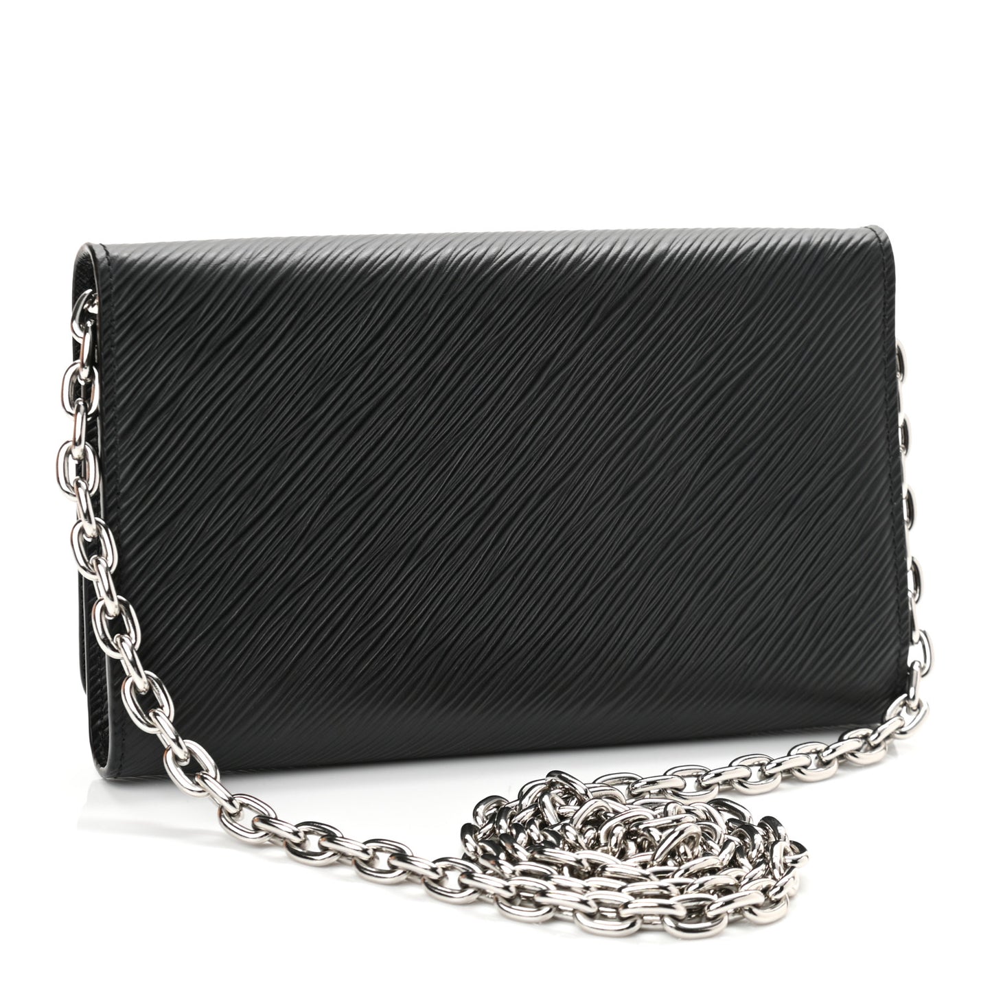 Epi Twist Chain Wallet Black