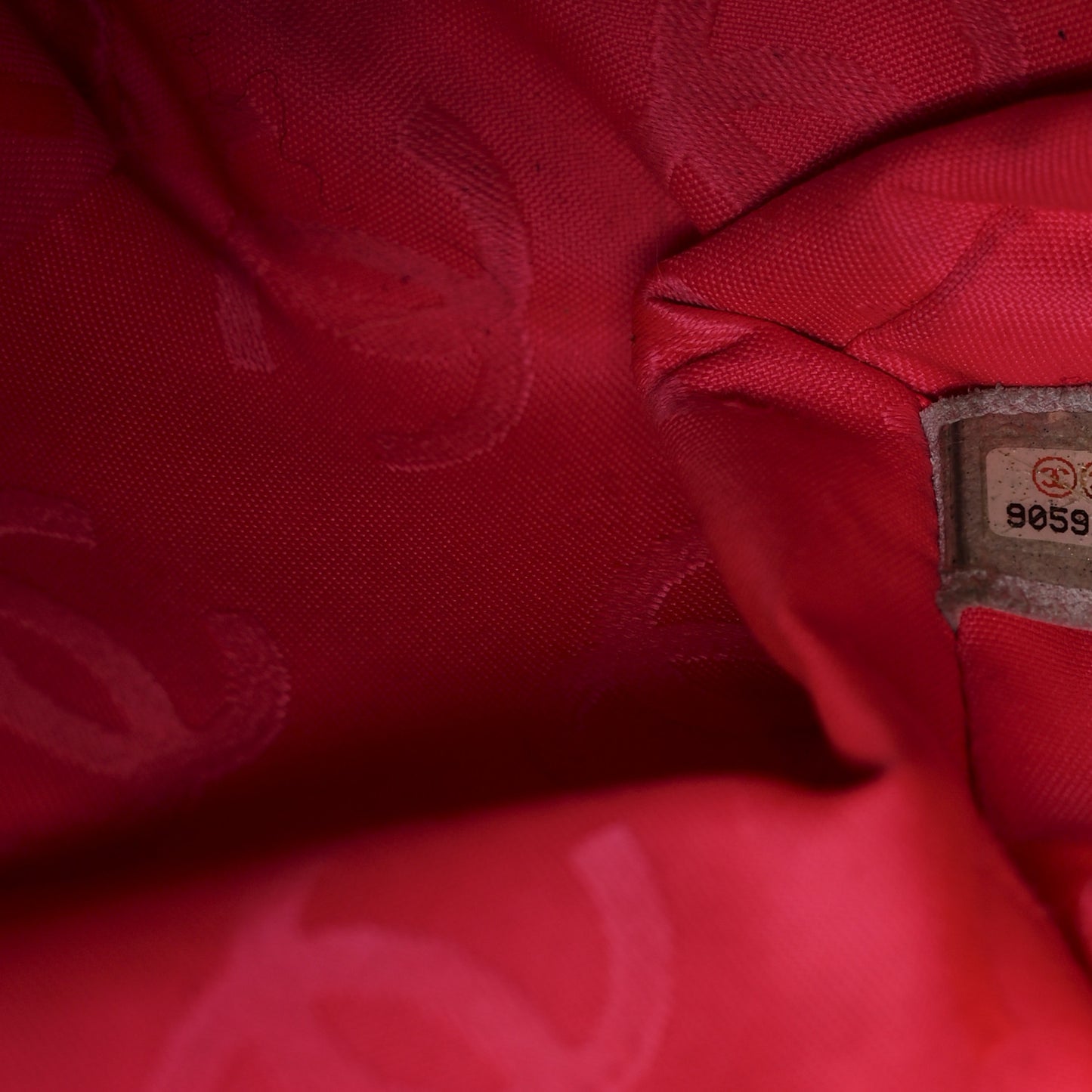 Calfskin Quilted Large Cambon Multipocket Reporter Black