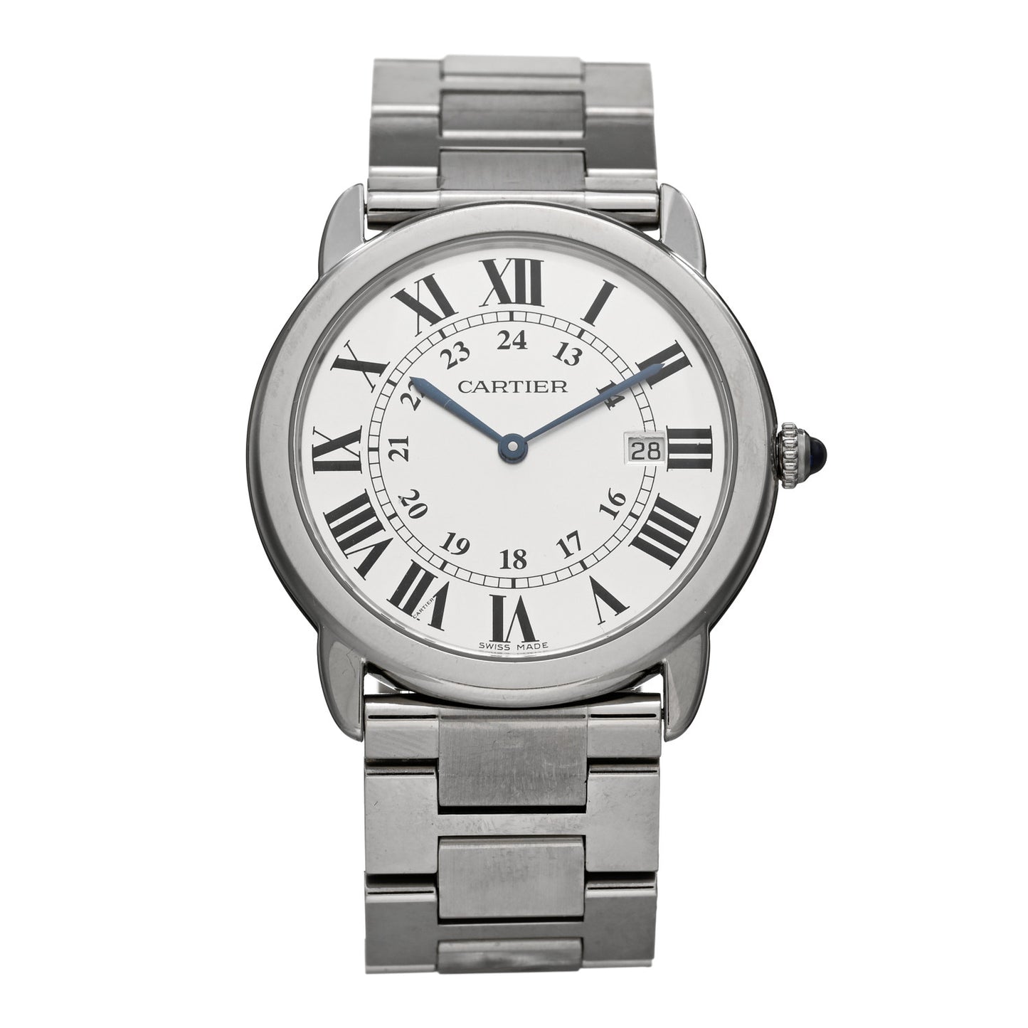 Stainless Steel 36mm Ronde Solo Quartz Watch