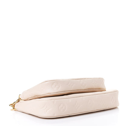 Louis Vuitton Empreinte Monogram Giant Multi Pochette Accessories Cream 3 of 4