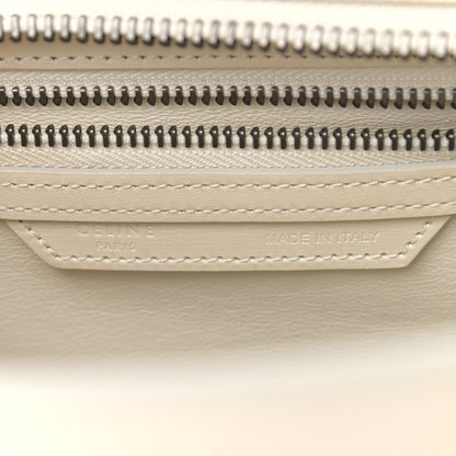 Celine Smooth Calfskin Multicolor Double Stitching Micro Luggage White 5 of 9