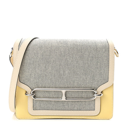 Hermes Toile Swift Sac Roulis 23 Jaune Poussin 1 of 9