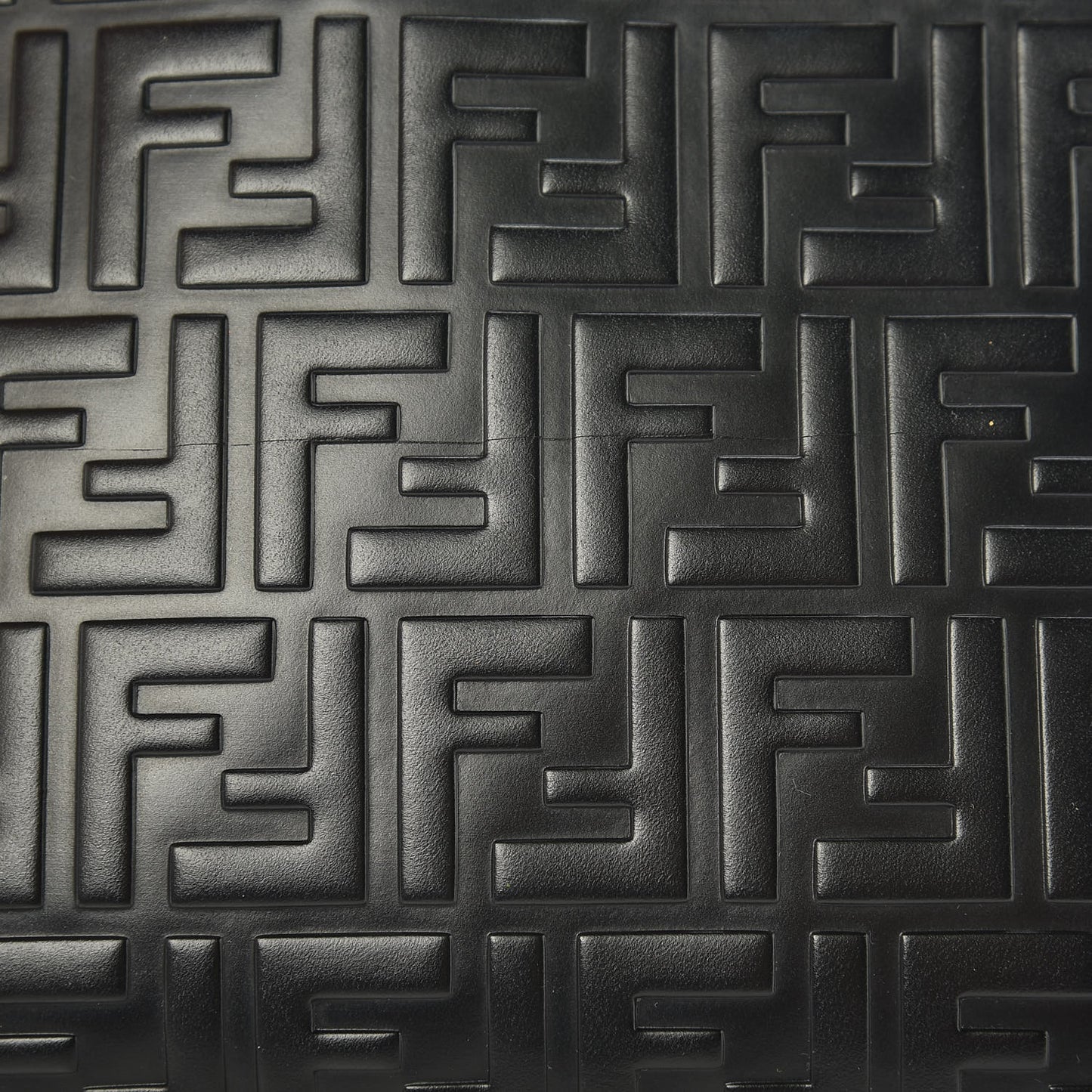 Vitello Grace FF 1974 Embossed Pouch Black