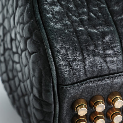 Alexander Wang Pebbled Lambskin Rocco Black Antique Brass Hardware 8 of 8