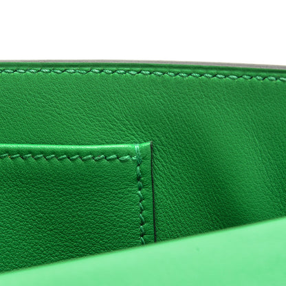 Hermes Swift Kelly Cut Clutch Pochette Bambou 15 of 22