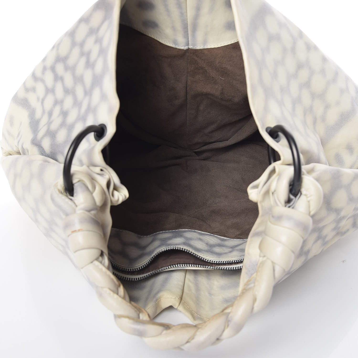 Bottega Veneta Intrecciato Nappa Aquilone Fortune Cookie Hobo White 5 of 12