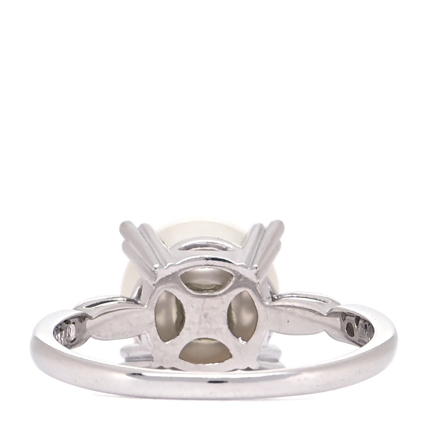Mikimoto Platinum Akoya Pearl 8mm Ring 50 5.25 4 of 8