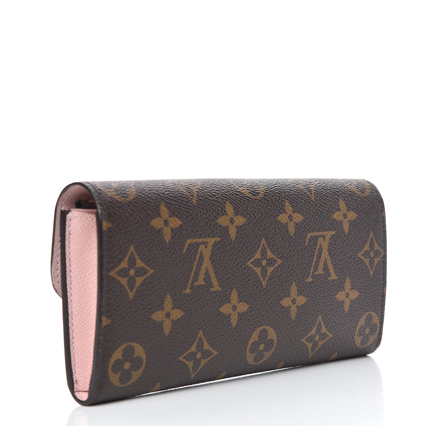 Monogram Emilie Wallet Rose Ballerine