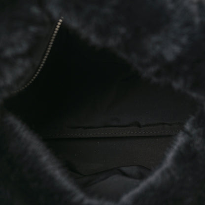 Alexander Wang Faux Fur Small Scrunchie Bag Black 5 of 9