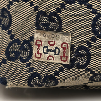 Gucci GG Monogram Web Pop Tote Navy 12 of 13