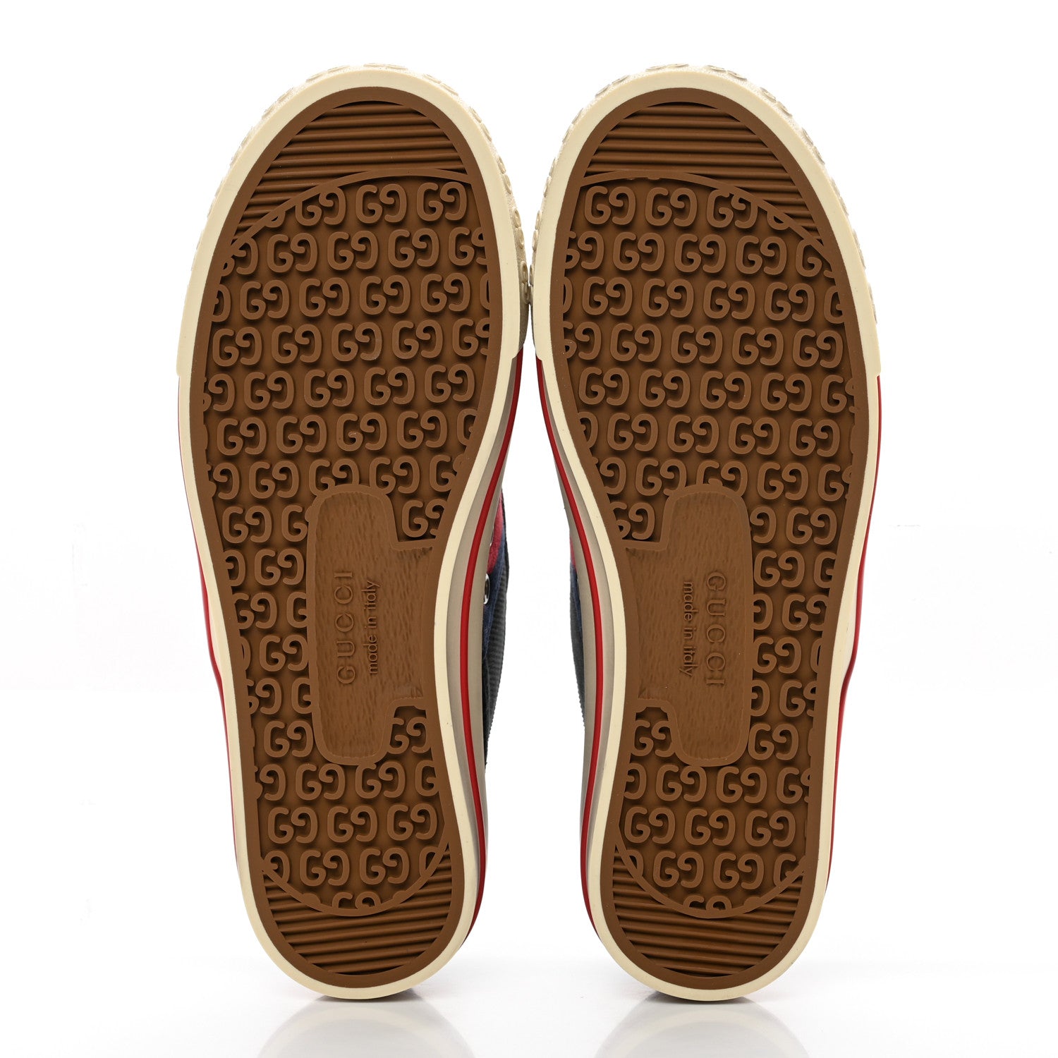 Gucci Canvas Web Womens 1977 Tennis Sneakers 37.5 Black 5 of 11