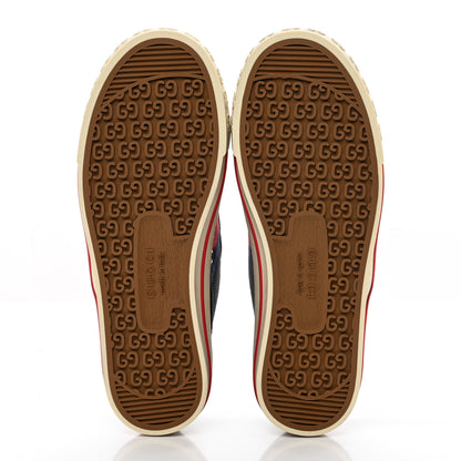Gucci Canvas Web Womens 1977 Tennis Sneakers 37.5 Black 5 of 11