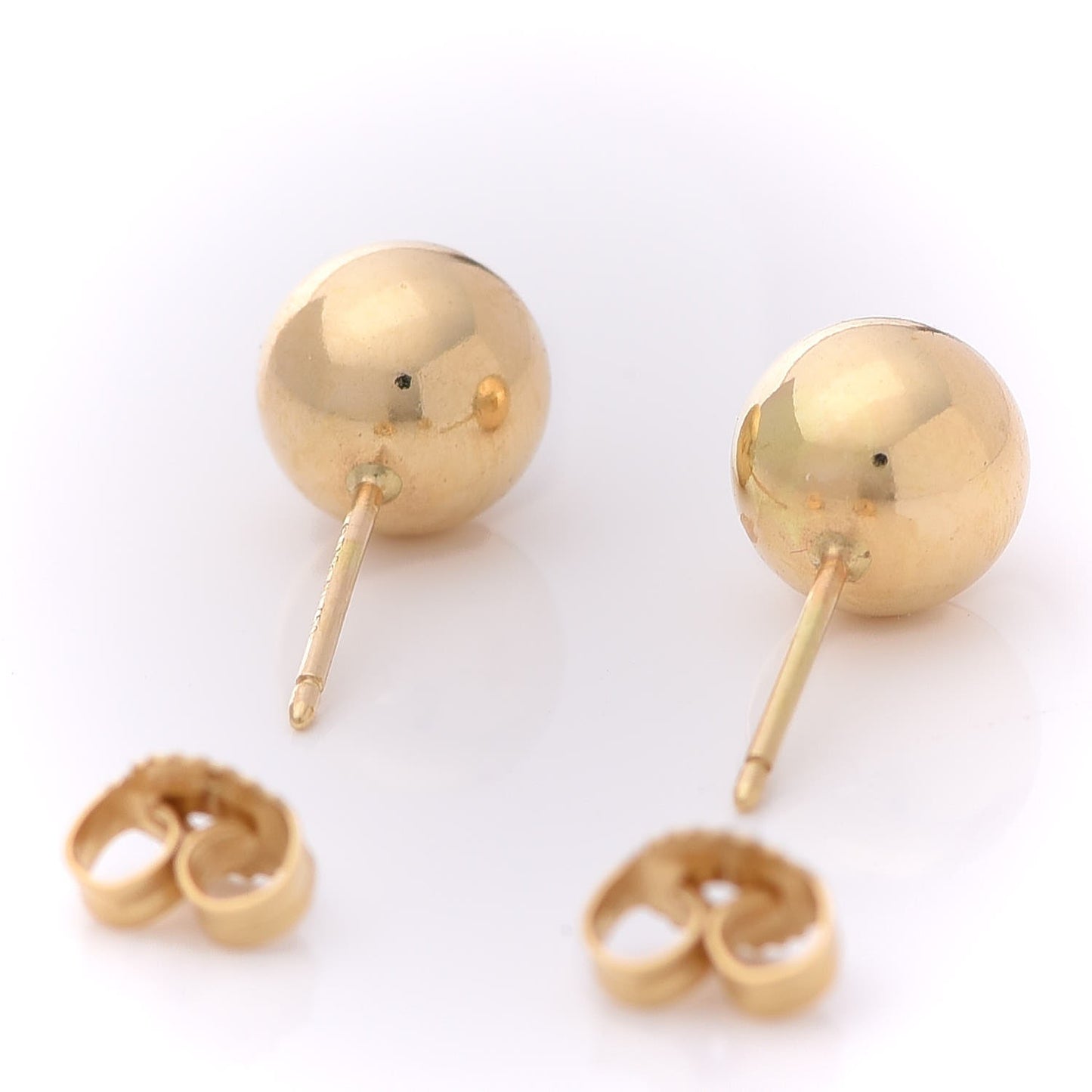 18K Yellow Gold 8mm HardWear Ball Earrings