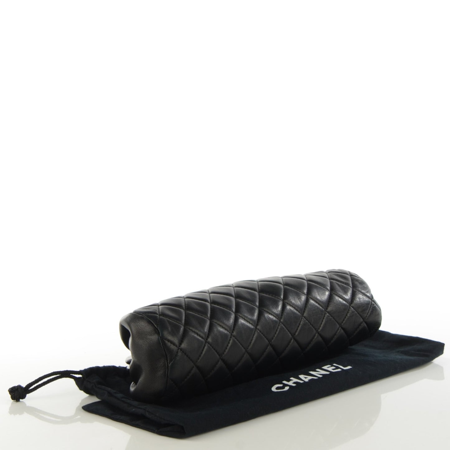 Lambskin Quilted Timeless Clutch Black