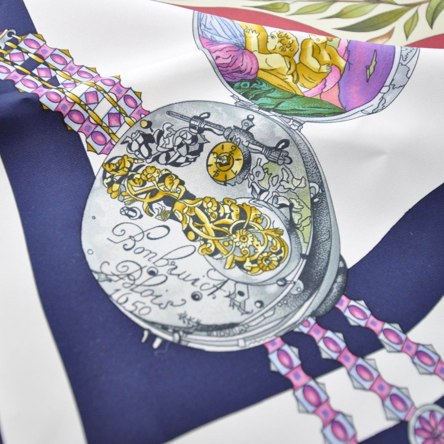 Silk La Rond des Heures Scarf 90