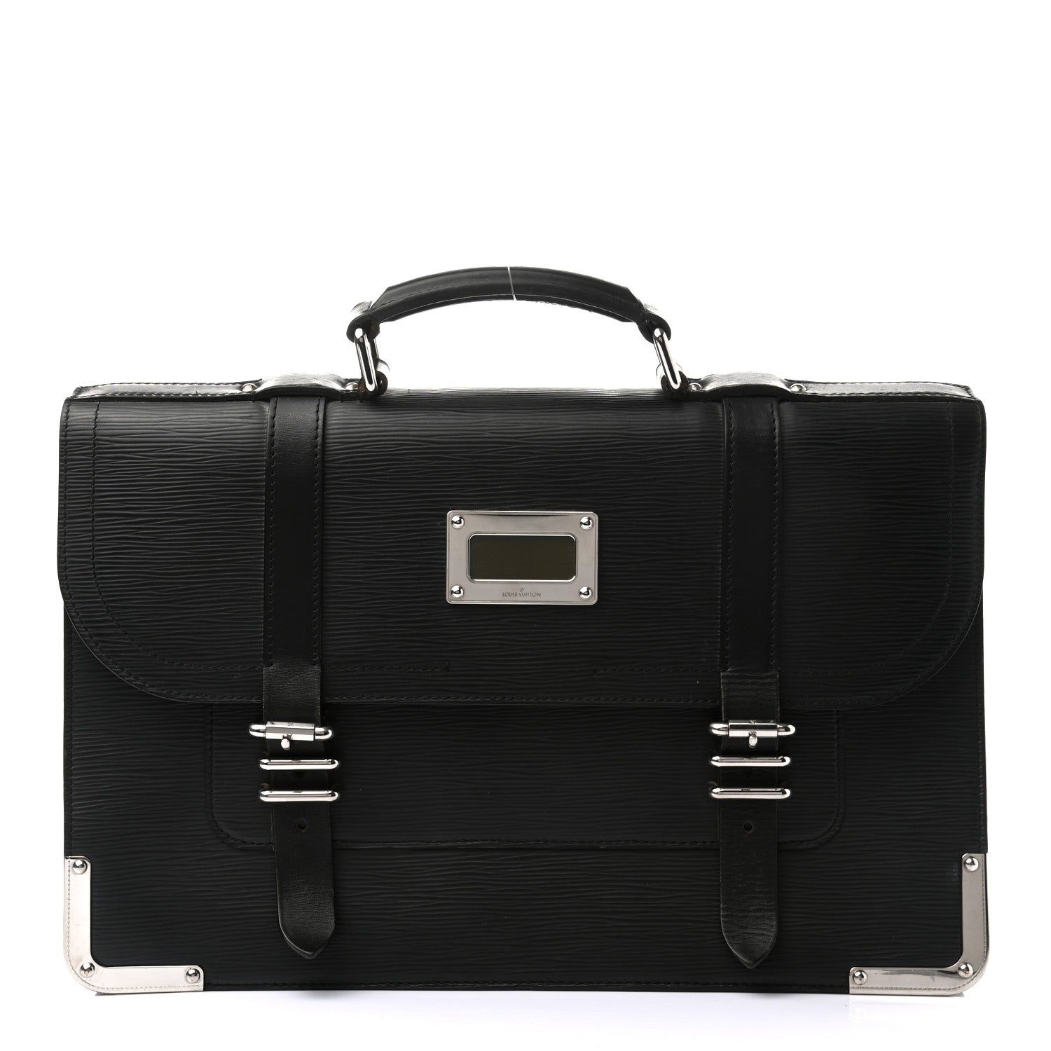 Louis Vuitton Epi Larry Briefcase Black 1 of 7