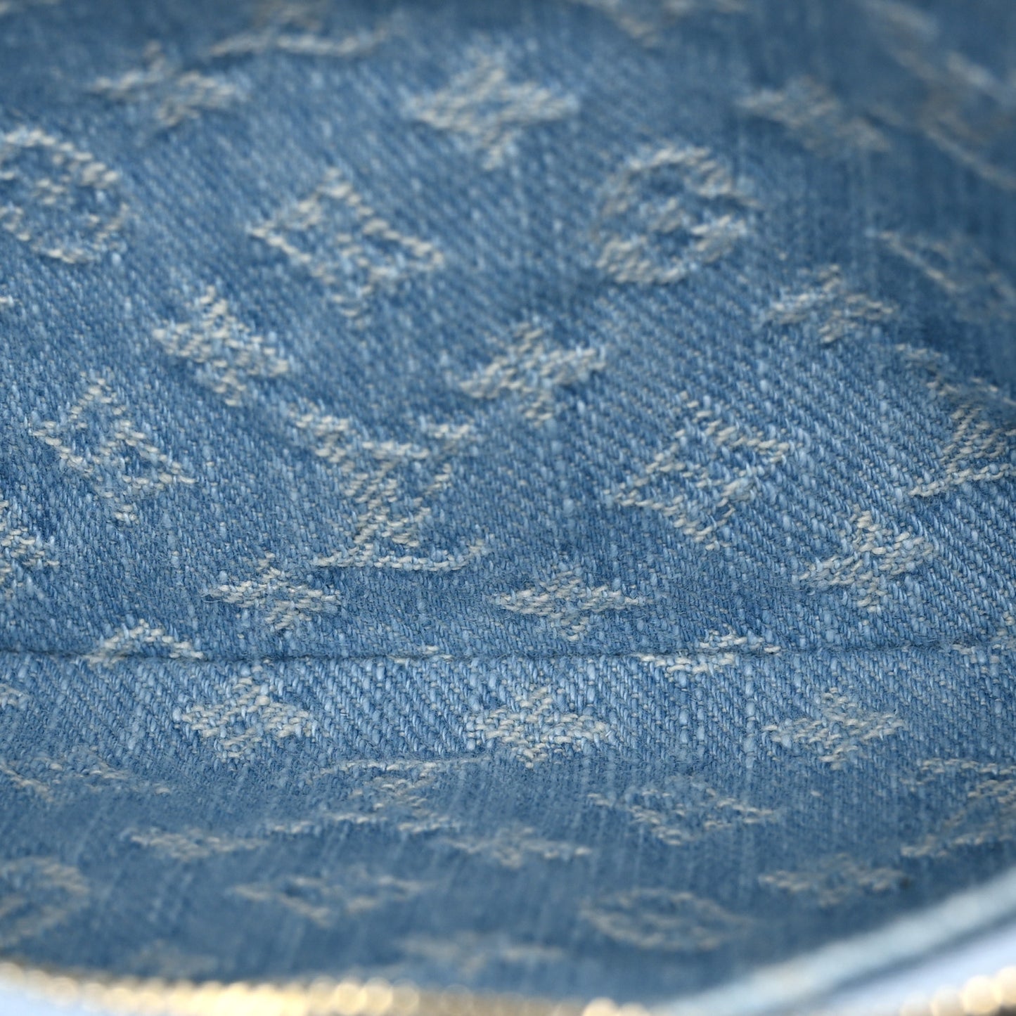 Monogram Denim Liv Pochette Sky Blue
