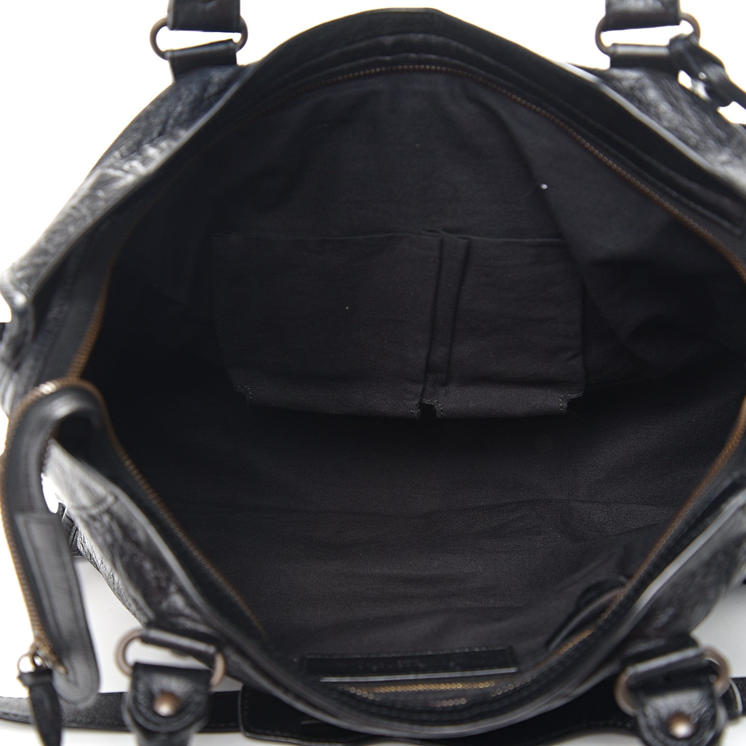 Balenciaga Agneau Arena Graffiti Short Strap Classic Hardware City Black White 4 of 10