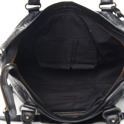 Balenciaga Agneau Arena Graffiti Short Strap Classic Hardware City Black White 4 of 10
