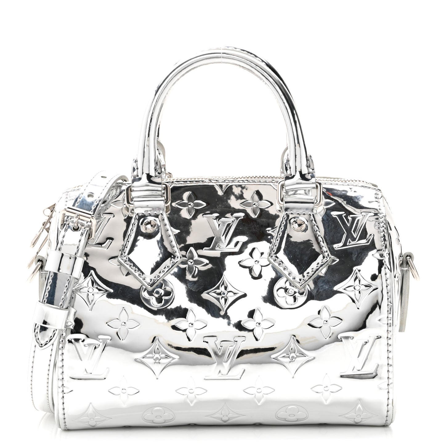 Monogram Miroir Speedy Bandouliere 20 Silver