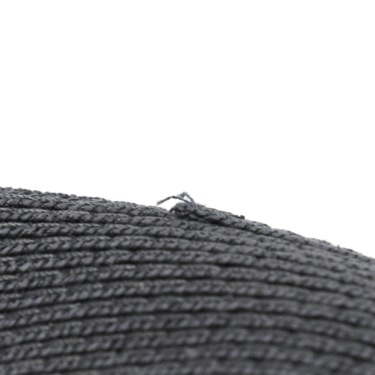 Hermes Straw Grosgrain Hat 60 5 of 5
