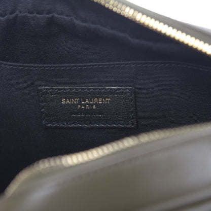 Saint Laurent Calfskin Matelasse Monogram Lou Camera Bag Military Olive 6 of 10