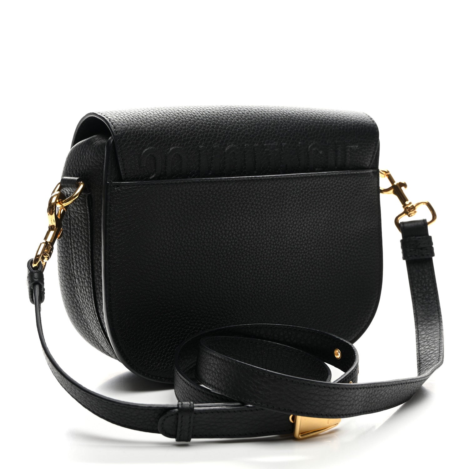 Christian Dior Grained Calfskin Medium Bobby Flap Black 3 of 10