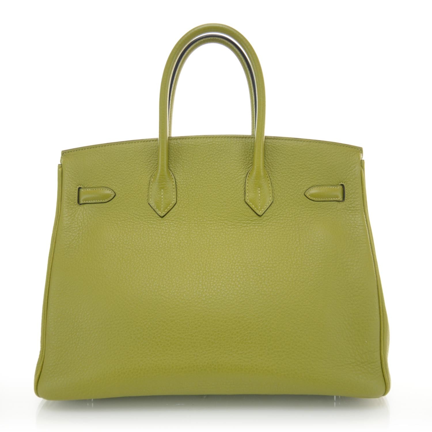 Hermes Taurillon Clemence BIRKIN 35 Vert Chartreuse 3 of 9