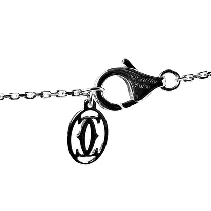 Cartier 18K White Gold Diamond XS D'Amour Pendant Necklace 5 of 6