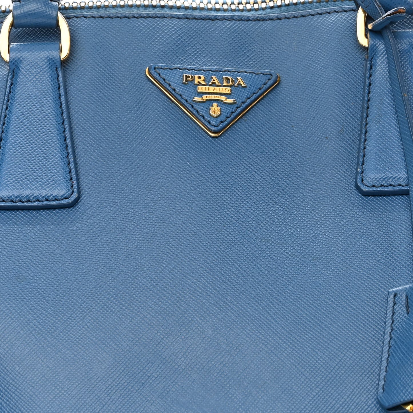 Saffiano Lux Large Promenade Tote Bluette