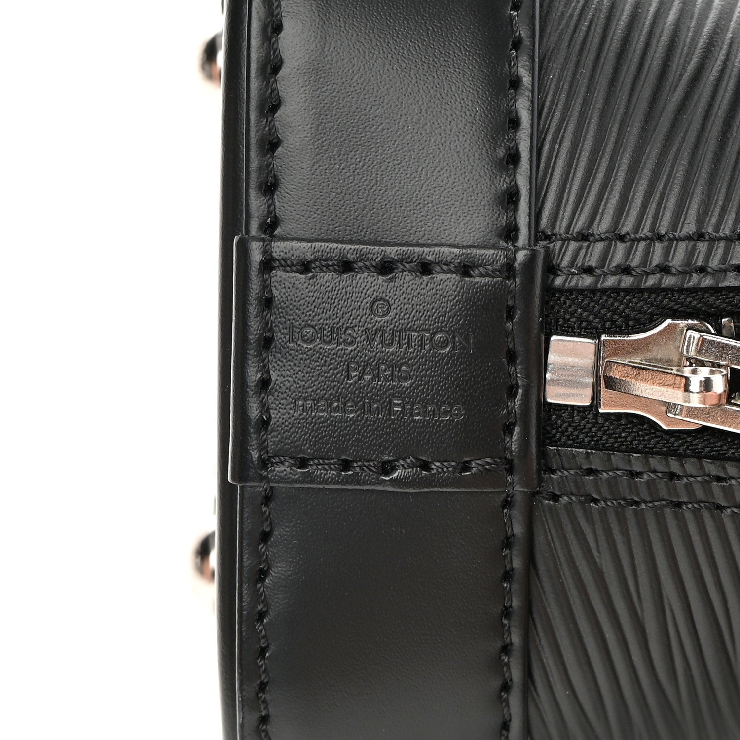 Louis Vuitton Epi Alma BB Black 6 of 10