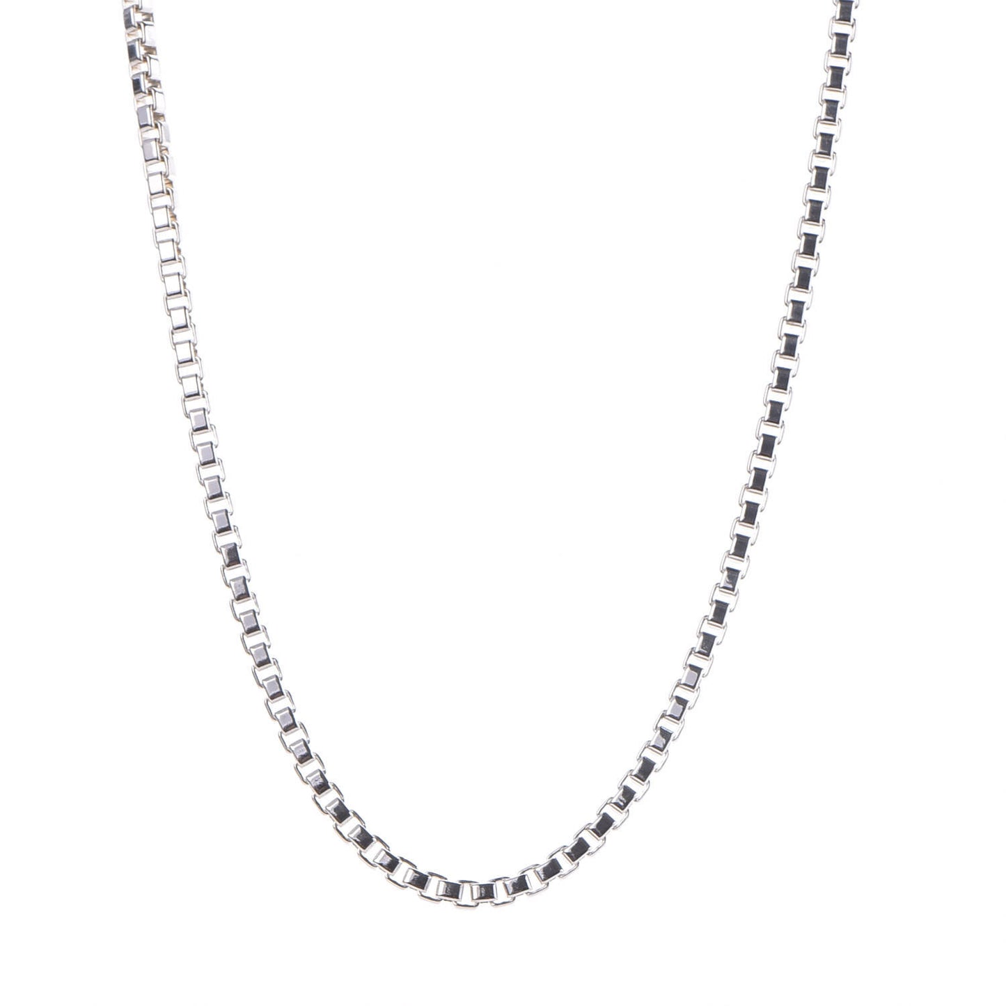 Sterling Silver 4mm Venetian Link Necklace