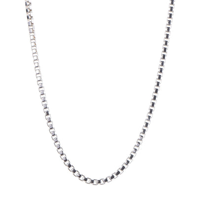 Tiffany Sterling Silver 4mm Venetian Link Necklace 1 of 5
