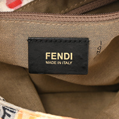 Fendi Zucchino Vitello Floral Forever Mama Baguette Beige Multicolor 6 of 13