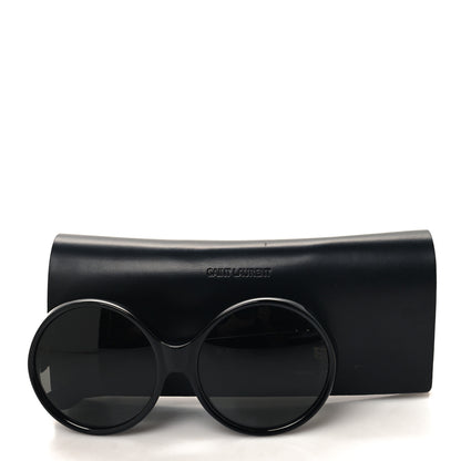 Saint Laurent Round SL M1 Sunglasses Black 8 of 8